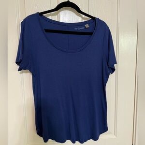 Sejour Navy Short Sleeve T-Shirt